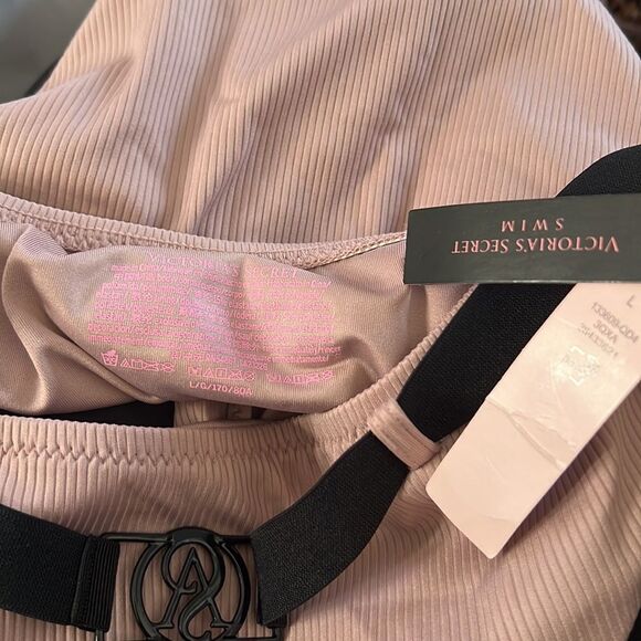 Victorias Secret Swim Wild Wandered Belted High-waist Bikini Bottom French mauve - Picture 5 of 5